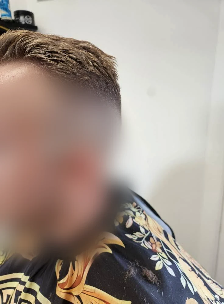 Klasyczne męskie cięcie typu fade