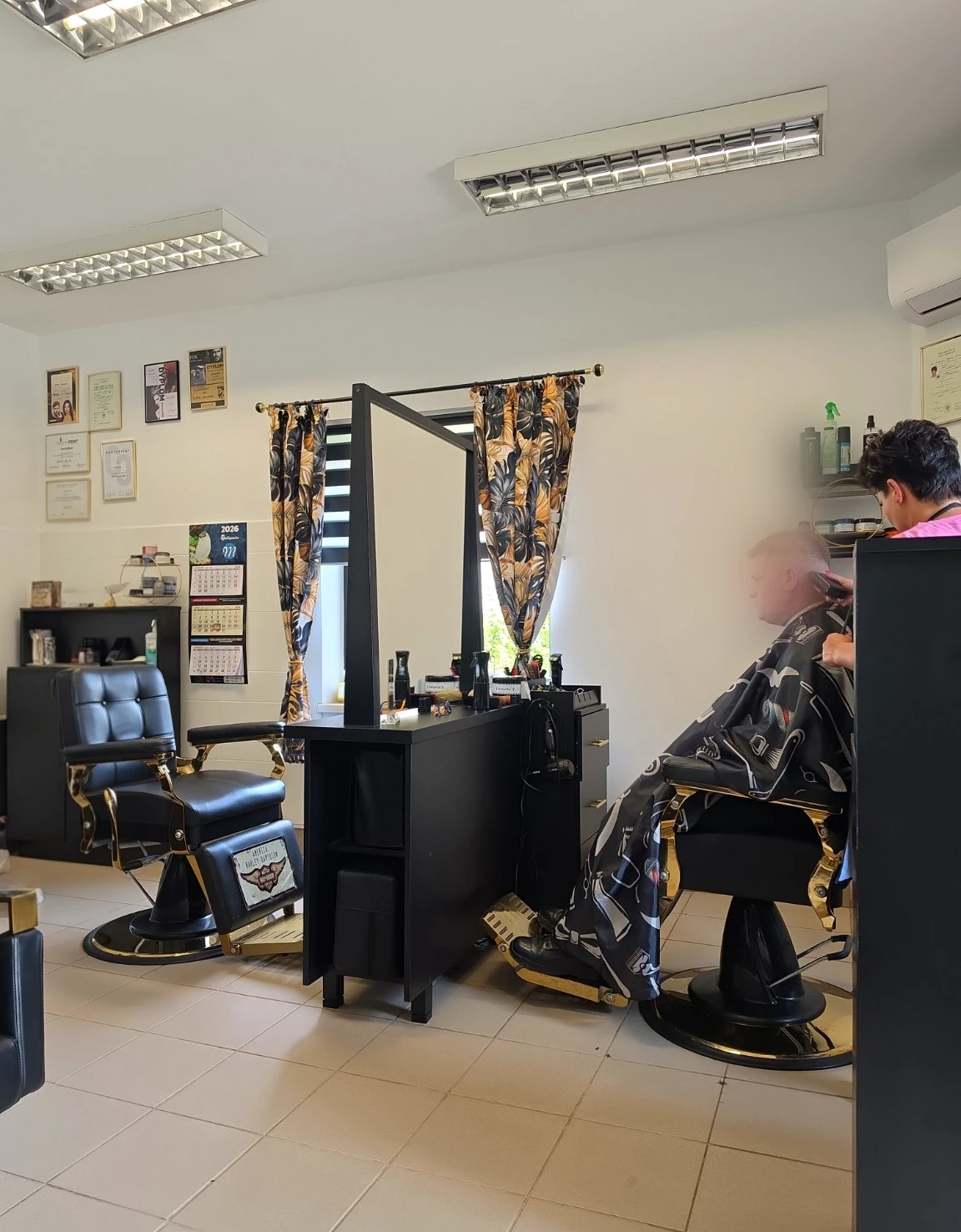 Wnętrze salonu Męskie Cięcie w Krośnie
